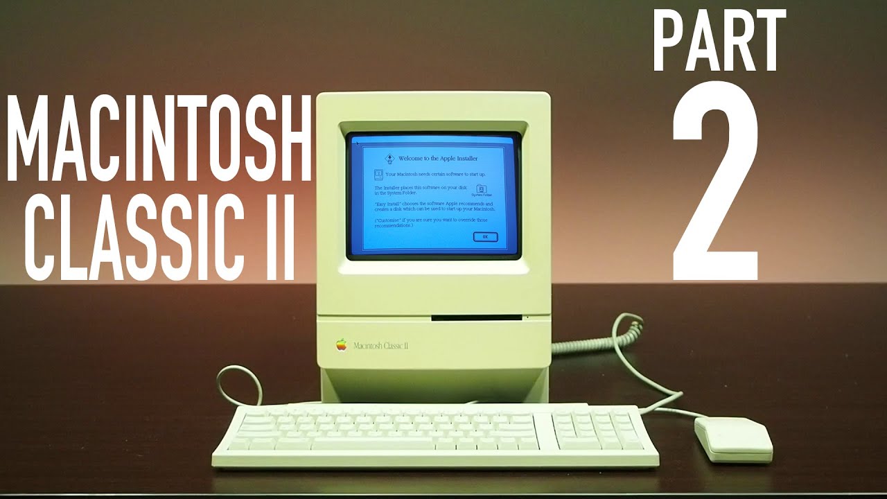 Apple Macintosh Classic II Restoration — Part 2: System 7 installation
