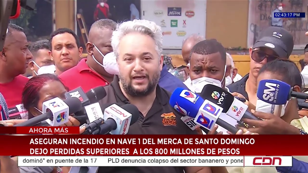 Aseguran incendio Merca Santo Domingo dejó pérdidas superiores a los 800 millones de pesos