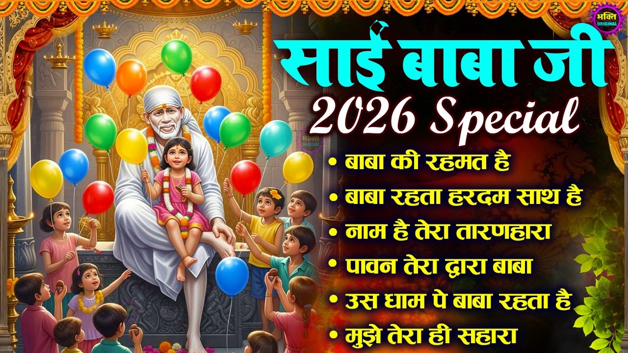 2026 Nonstop Bhajan Sai Ji : Popular Sai Baba Bhajan : Sai Baba Bhajan : Sai Baba 2026 New Songs