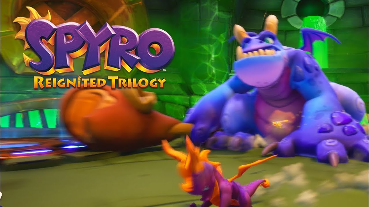 Spyro Reignited Trilogy - Spyro 2: Ripto's Rage! 100% Walkthrough Part 9 - Crush's Dungeon