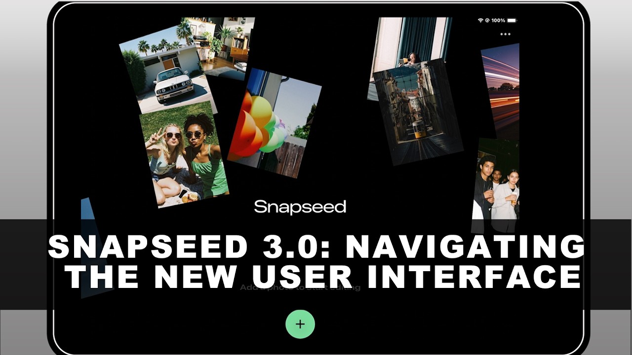 Snapseed 3.0: Новый интерфейс и объяснение функций экспорта.