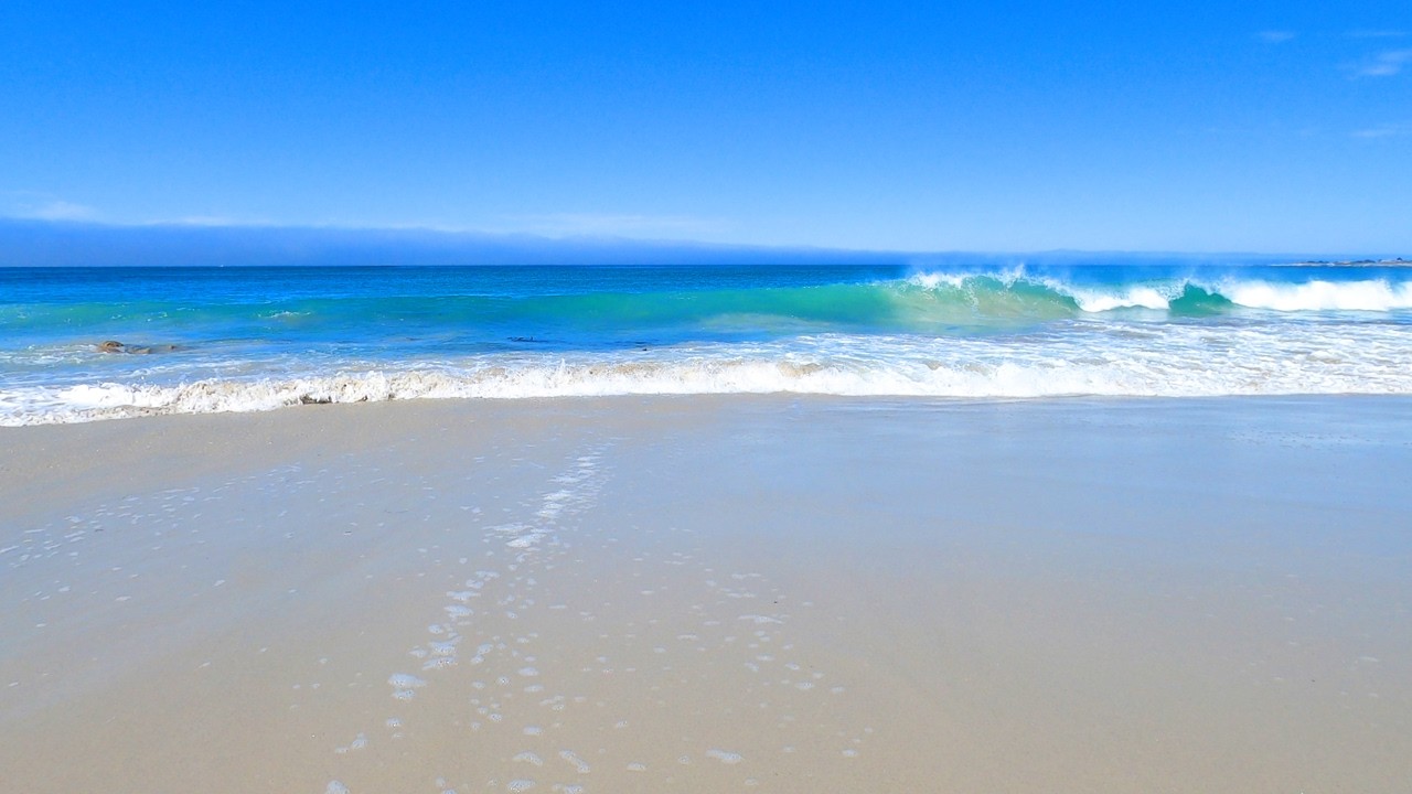 Spanish Bay: Rhythmic Waves From the California Coast