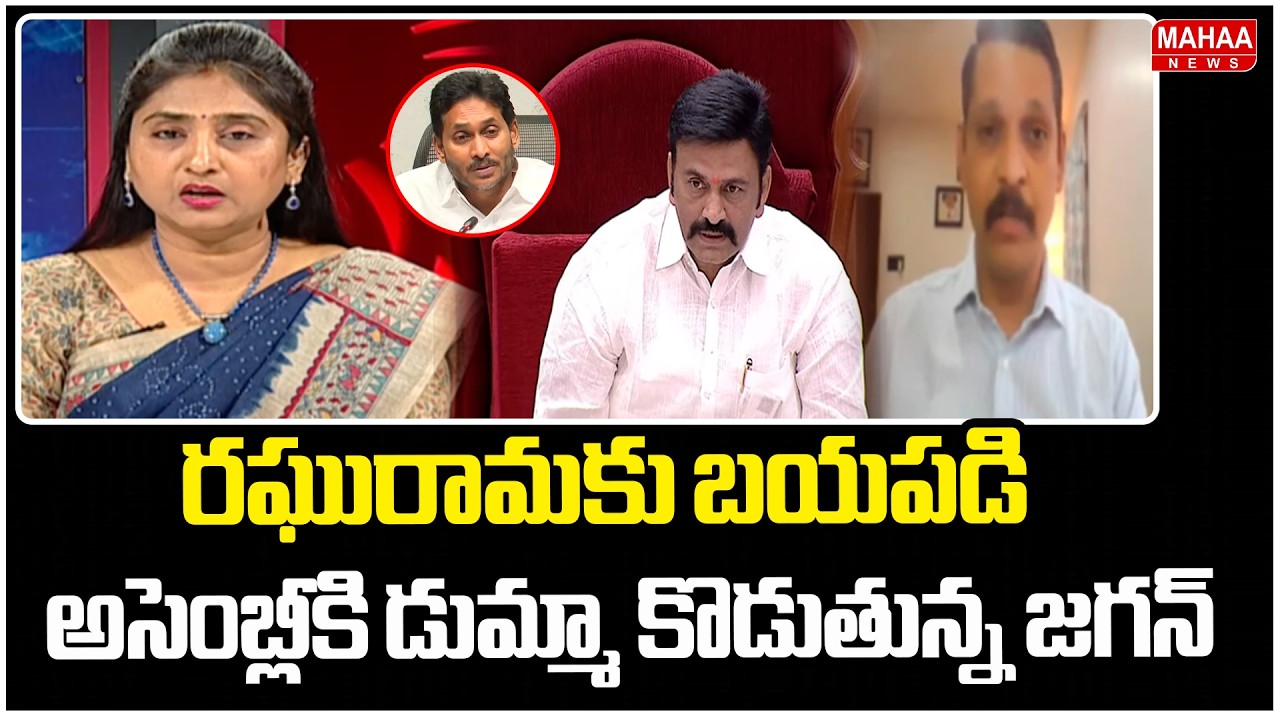 రఘురామకు బయపడి అసెంబ్లీకి డుమ్మా కొడుతున్న జగన్ | TDP Leader Vidyasagar | Mahaa News
