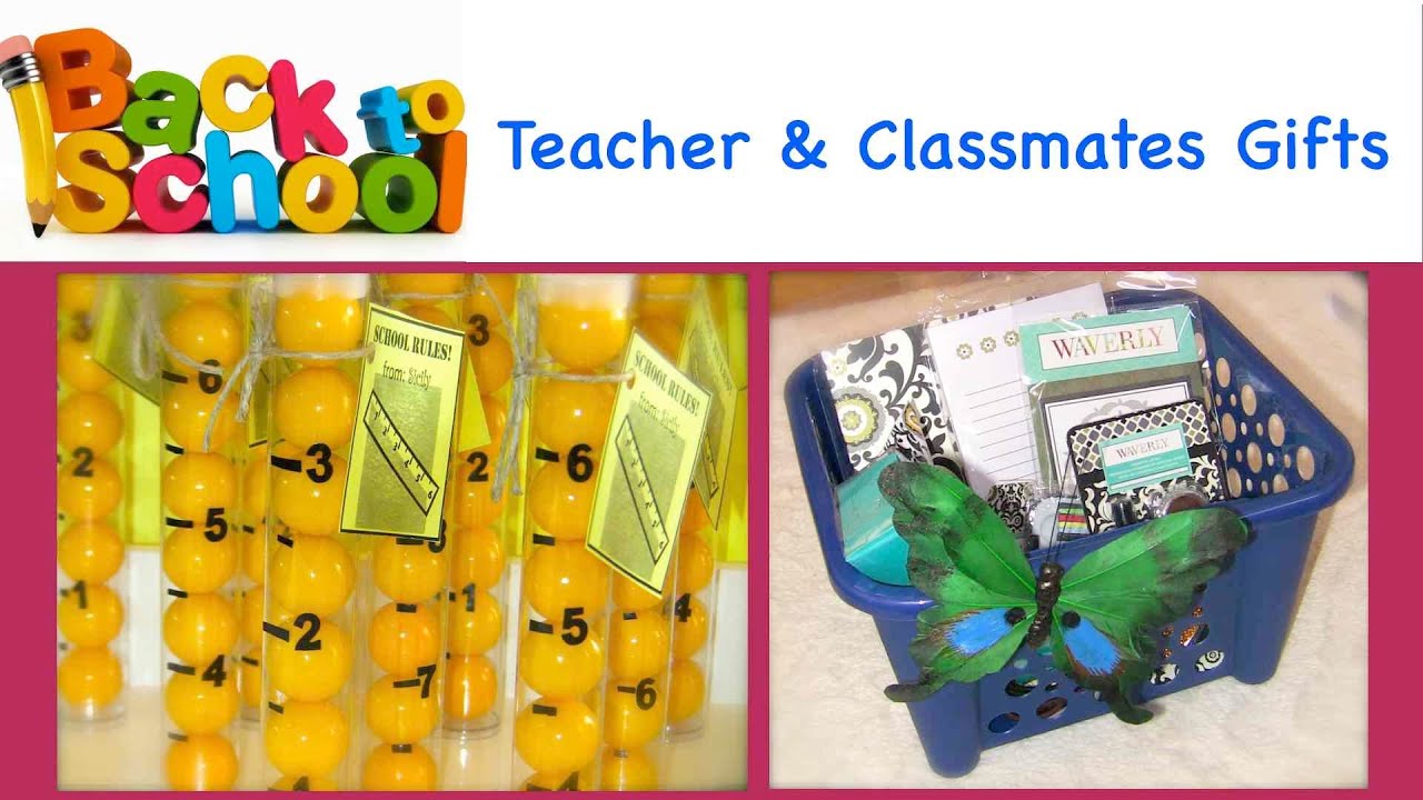 Back to School - Teacher & Classmates Gifts {gift ideas} {diy}