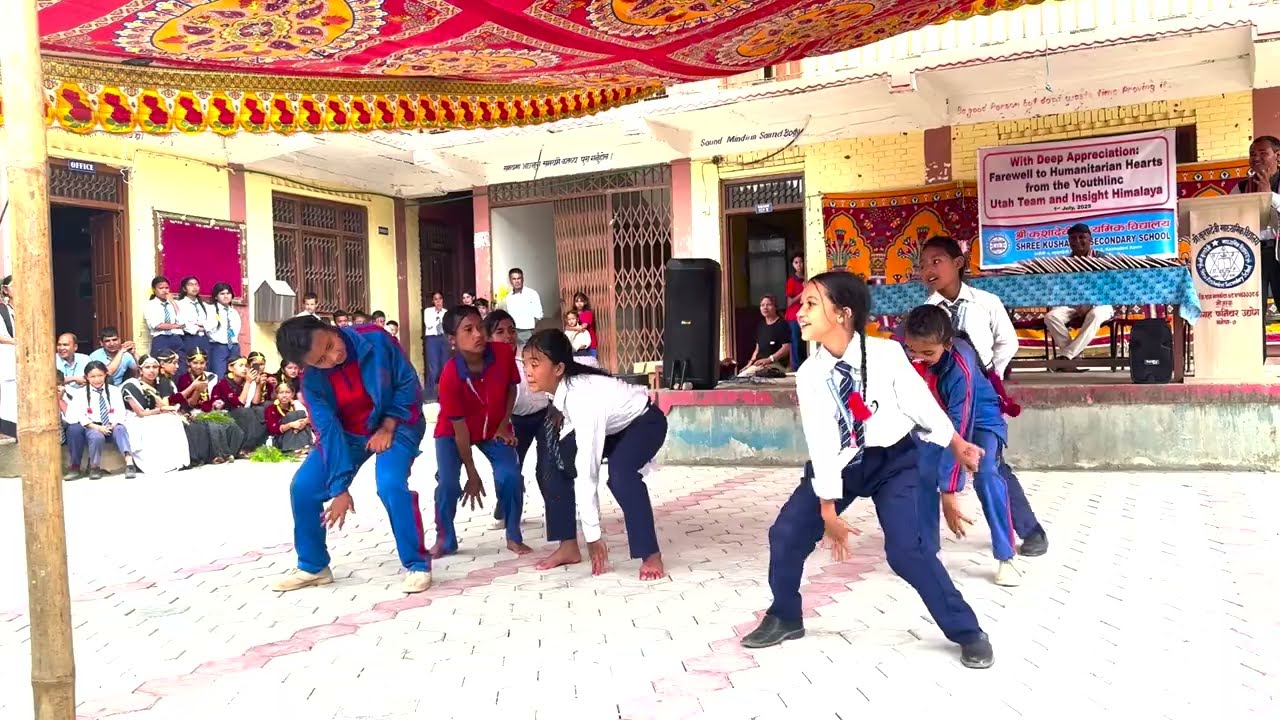 On The Floor ‖ Students Of Kushadevi Secondary School ‖  Farewell to YouthLinc Team Nepal - 2025