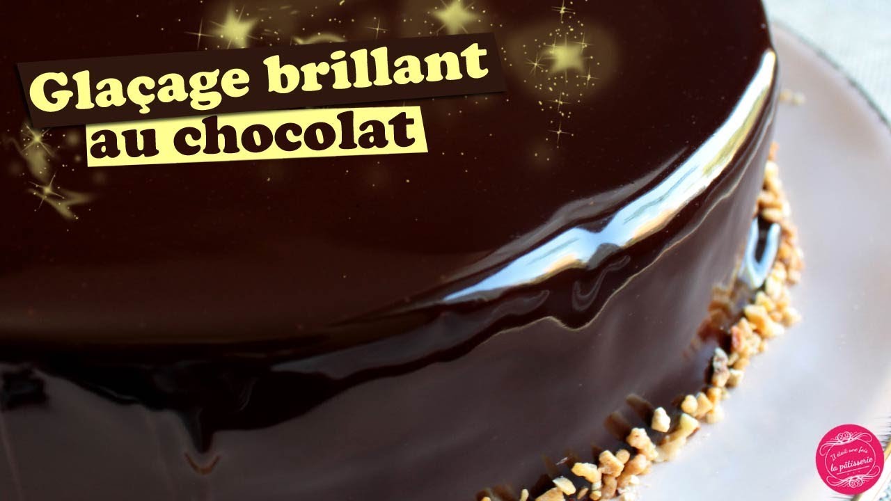 ✨ GLACAGE MIROIR ULTRA BRILLANT au CHOCOLAT ✨