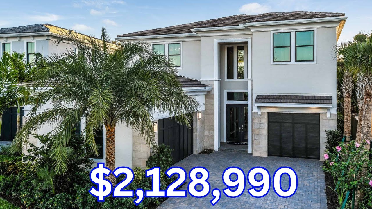 ELEGANT LUXURY NEW PALM BEACH GARDENS NEW CONSTRUCTION HOME TOUR | Florida Real Estate | Artistry