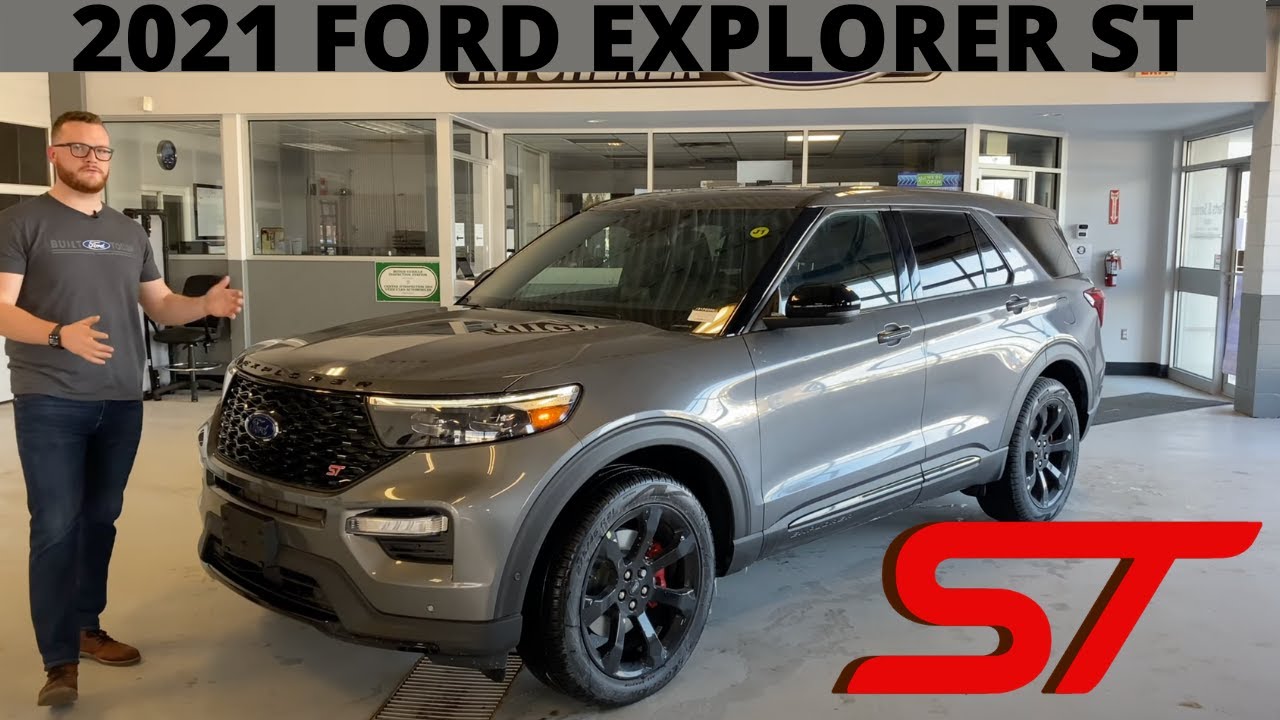 (400HP Twin TURBO) SUV! - 2021 Ford Explorer ST Review and Walk Around In-Depth