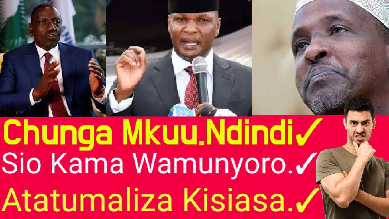 Chunga Mkubwa.! Ndindi Nyoro Sio Kama Gachagua | Ni Mwana siasa Hatari | Atatumaliza | IWas mistake