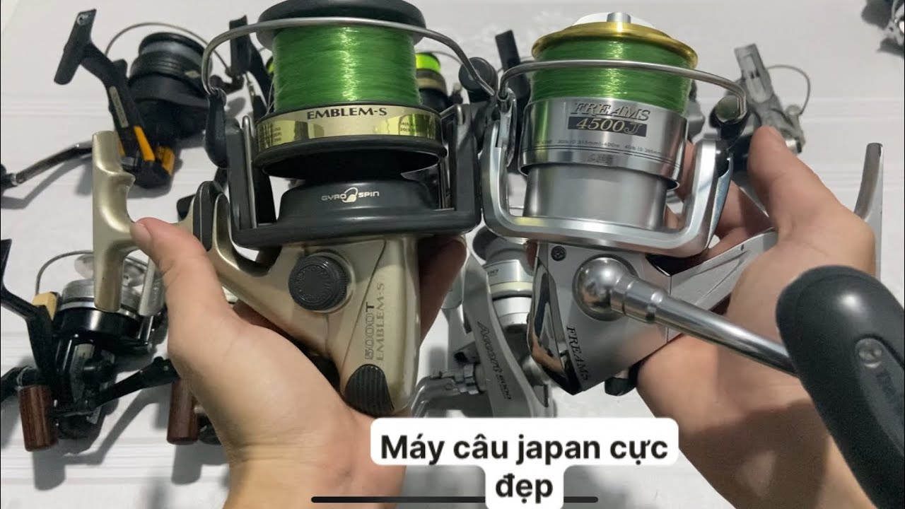 Lô máy câu Daiwa EMBLEM-S CỐI NÔNG mobin sống, DAIWA FREAMS  Cực đẹp ,video 316( zalo 0389.437.238 )