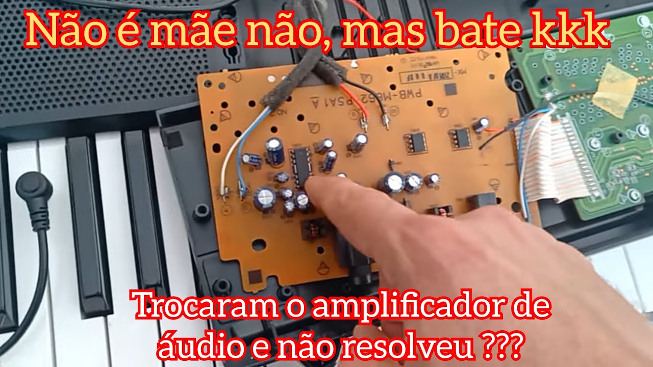 Teclado Casio CTK-2550 liga mas fica sem som, fica mudo, não toca nada, será o amplificador???🤷🏼‍♂️