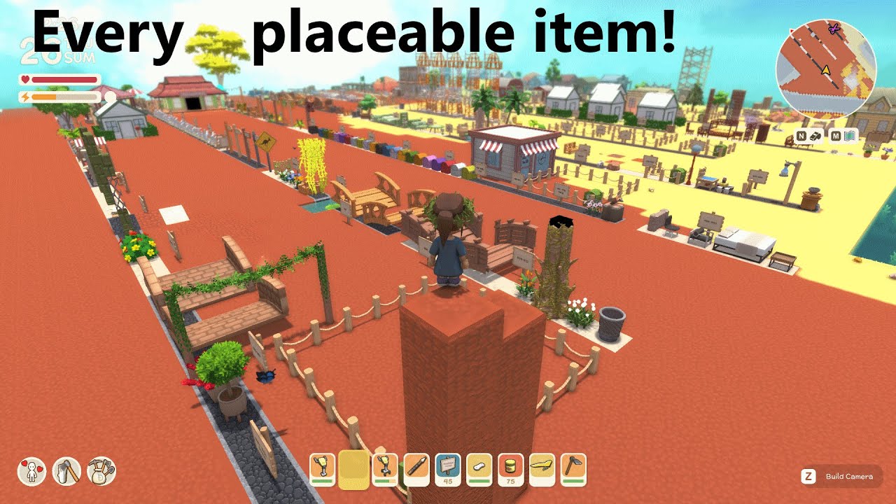 Every placeable item in dinkum - awesome new stuff!