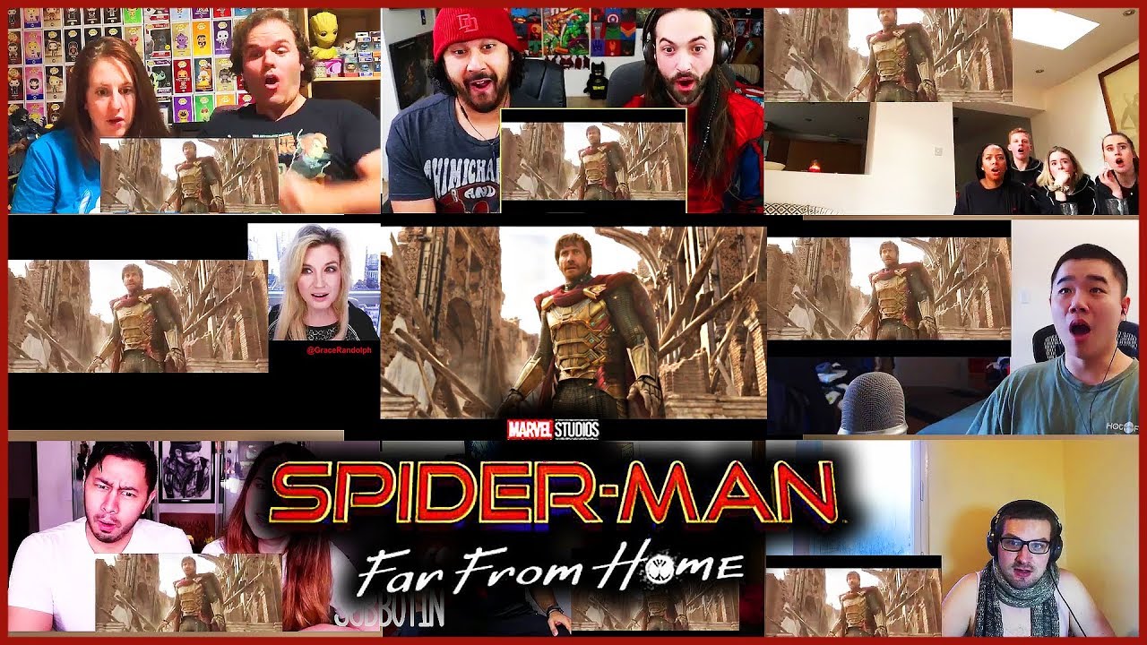 Spider-Man: Far From Home Teaser Trailer 1 Reactions Mashup