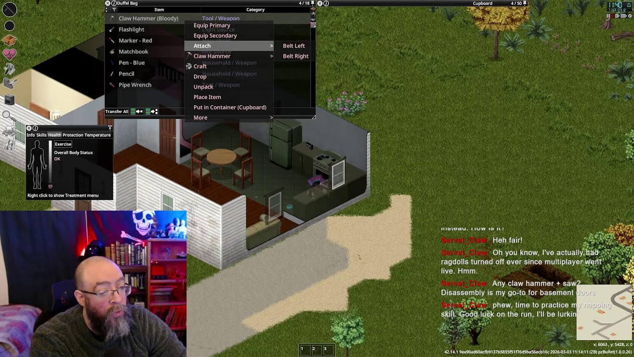 Project Zomboid B42.14 New Custom Survivor Sandbox