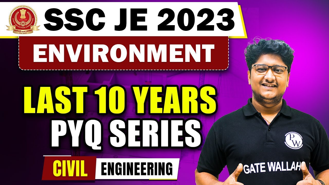 SSC JE 2023 | Environmental Engineering | SSC JE Previous Year Question Paper | Civil Engineering
