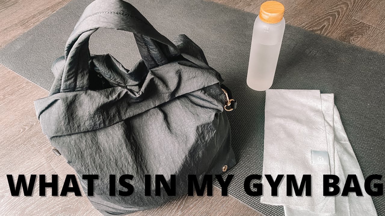 UPDATED WHAT IS IN MY LULULEMON GYM BAG (THINGS YOU NEED FOR THE GYM)
