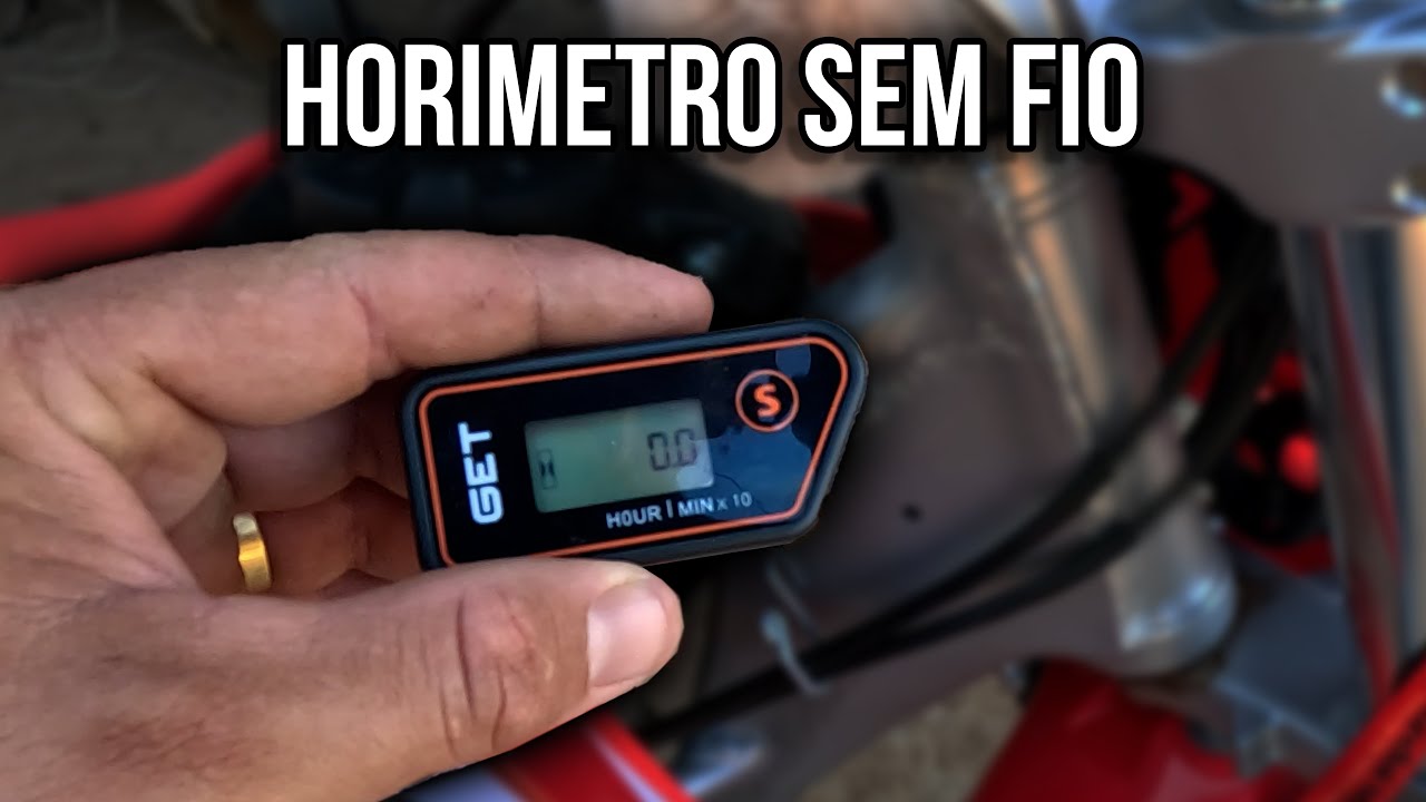 Horímetro Sem Fio na Moto de Trilha: Instalação e Teste em Ação!