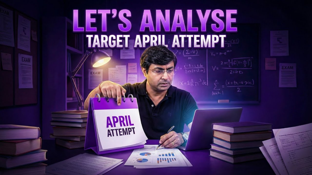 Let's Analyse !! Target April Attempt |  JEE main 2026 | GB Sir