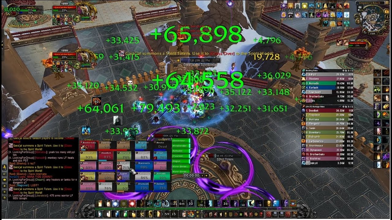 Heroic Gara'jal the Spiritbinder 25m - Holy Priest POV | Mogu'shan Vaults
