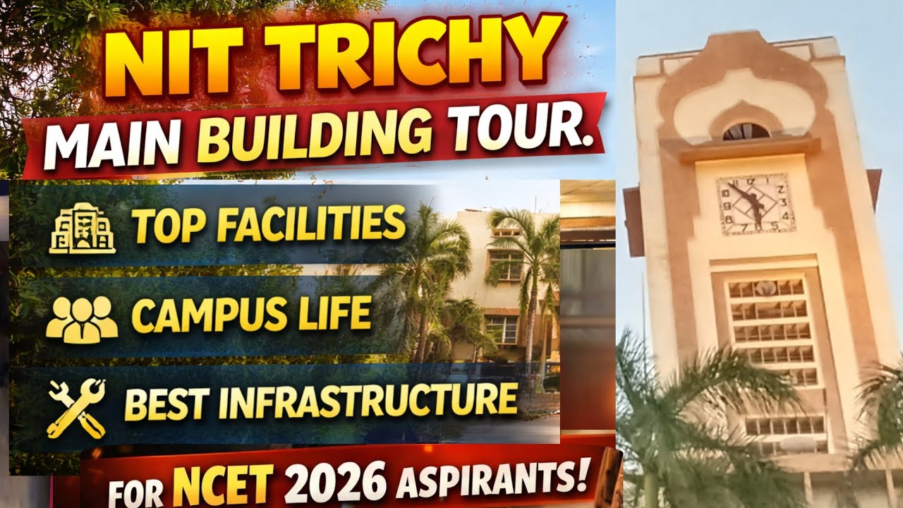 ITEP at NIT Trichy | NIT Trichy Campus Tour | Academic office 
