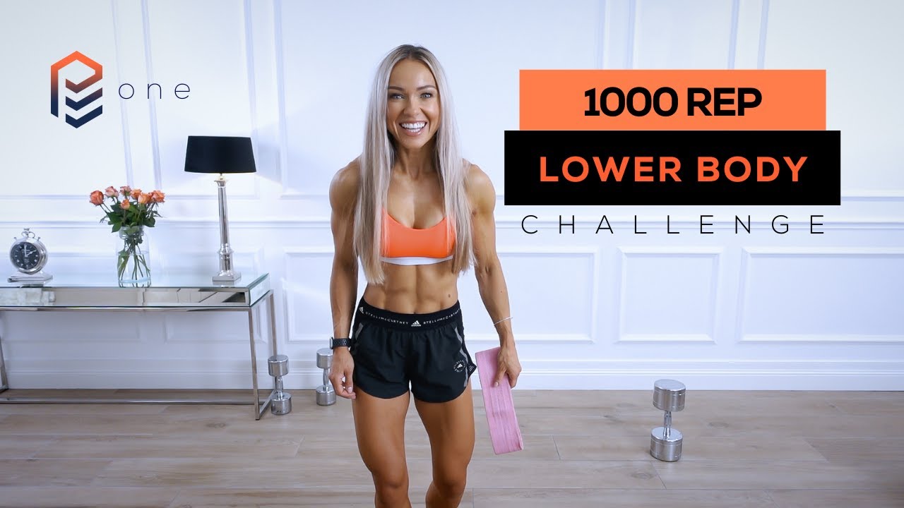1000 REP Lower Body Challenge - Leg & Glutes Workout | Pure Endure Day 1
