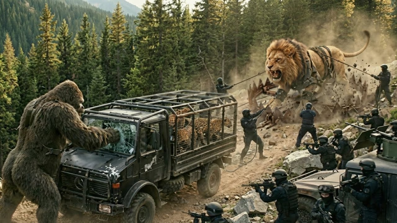 King Kong & Simba Unite Against Poachers | Traps Destroyed on Skull Island – Epic Survival Battle