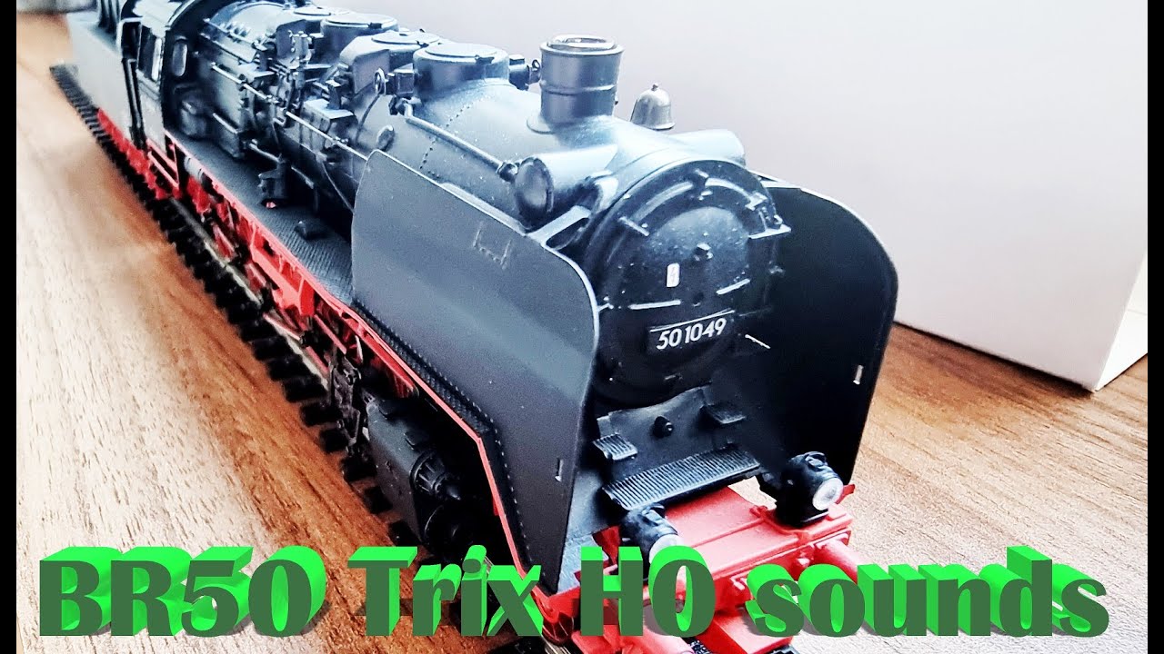Model trains - BR50 Trix Locomotive H0 - sound decoder