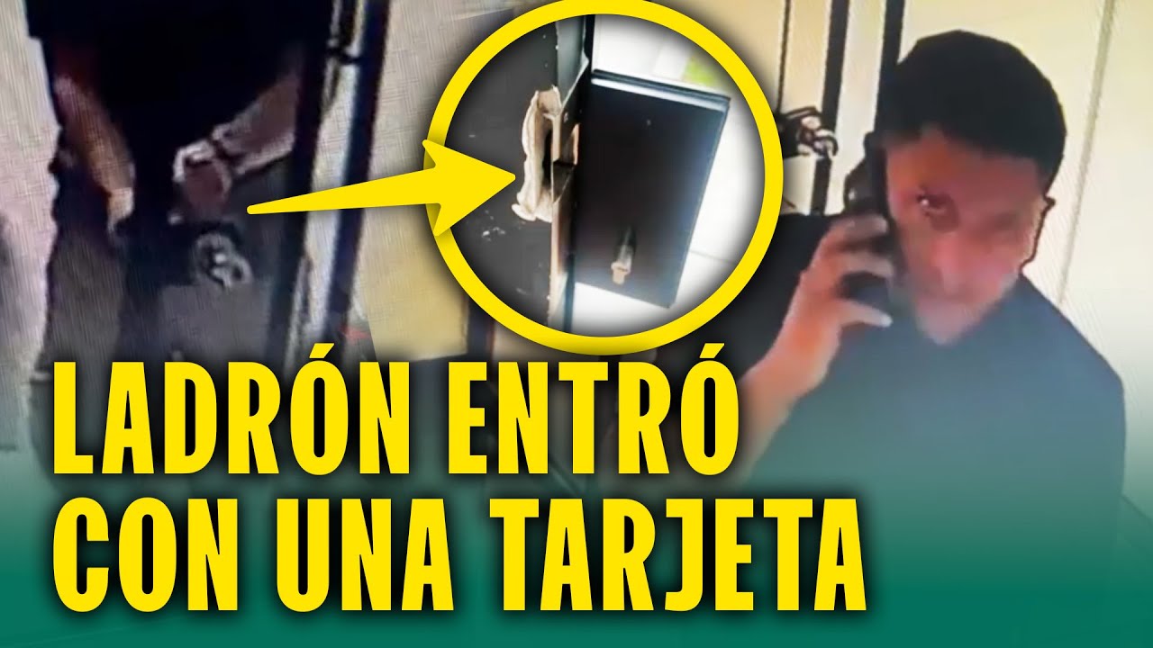 Así entró 'robacasas' a edificio: Identifican placa, pero dueños de carro alquilado no dan detalles