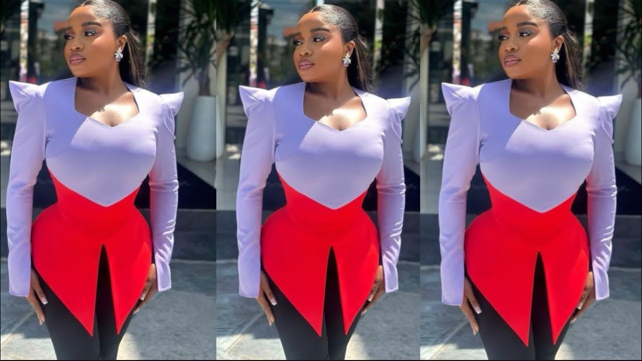 How to sew this stylish top with a pointy structured sleeve