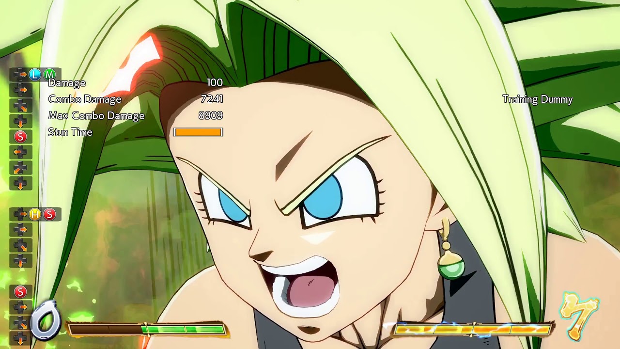 「DBFZ」Kefla - Solo Sparking Combo off a 2H