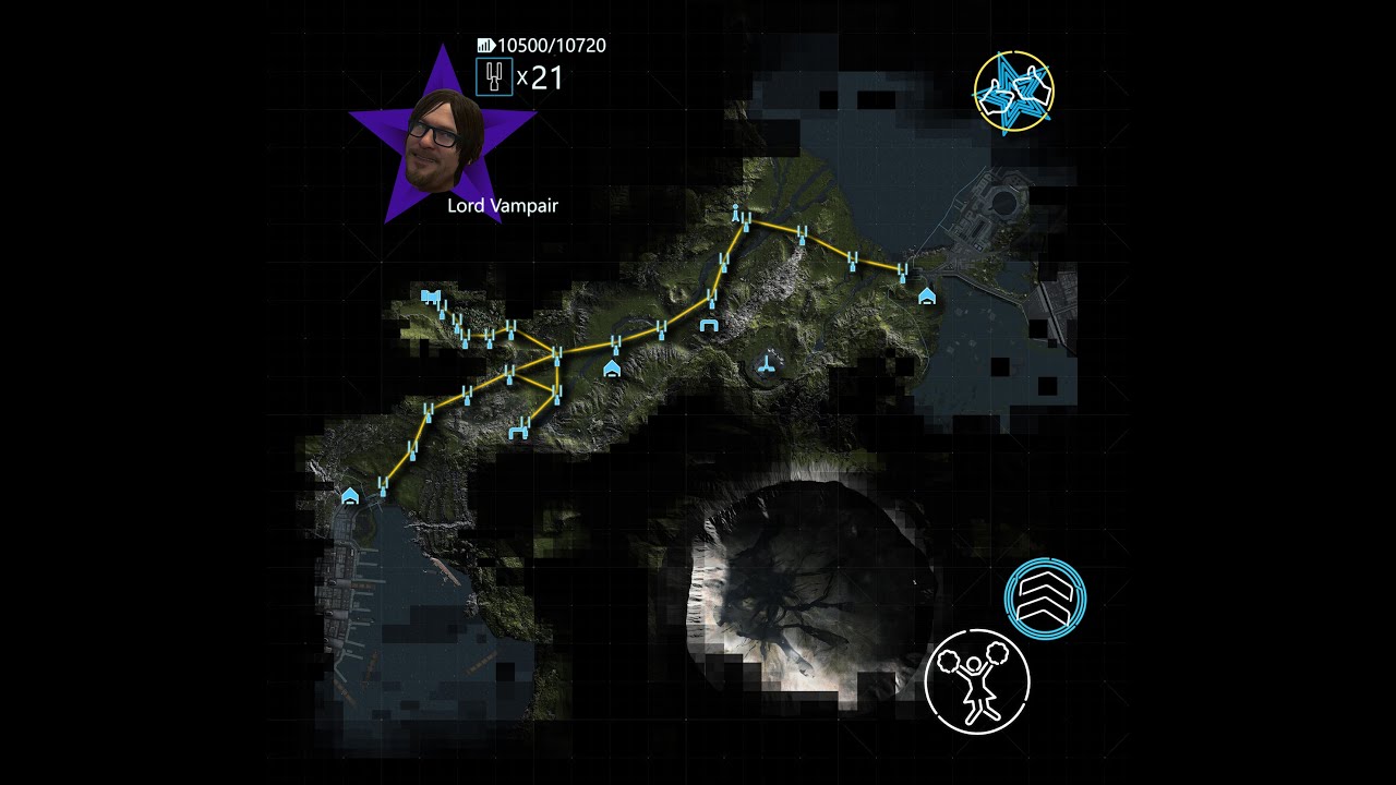 Zip-line Network - Eastern Region - Death Stranding