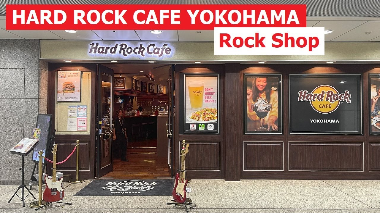Hard Rock Cafe Yokohama Rock Shop, Japan - Quick Tour