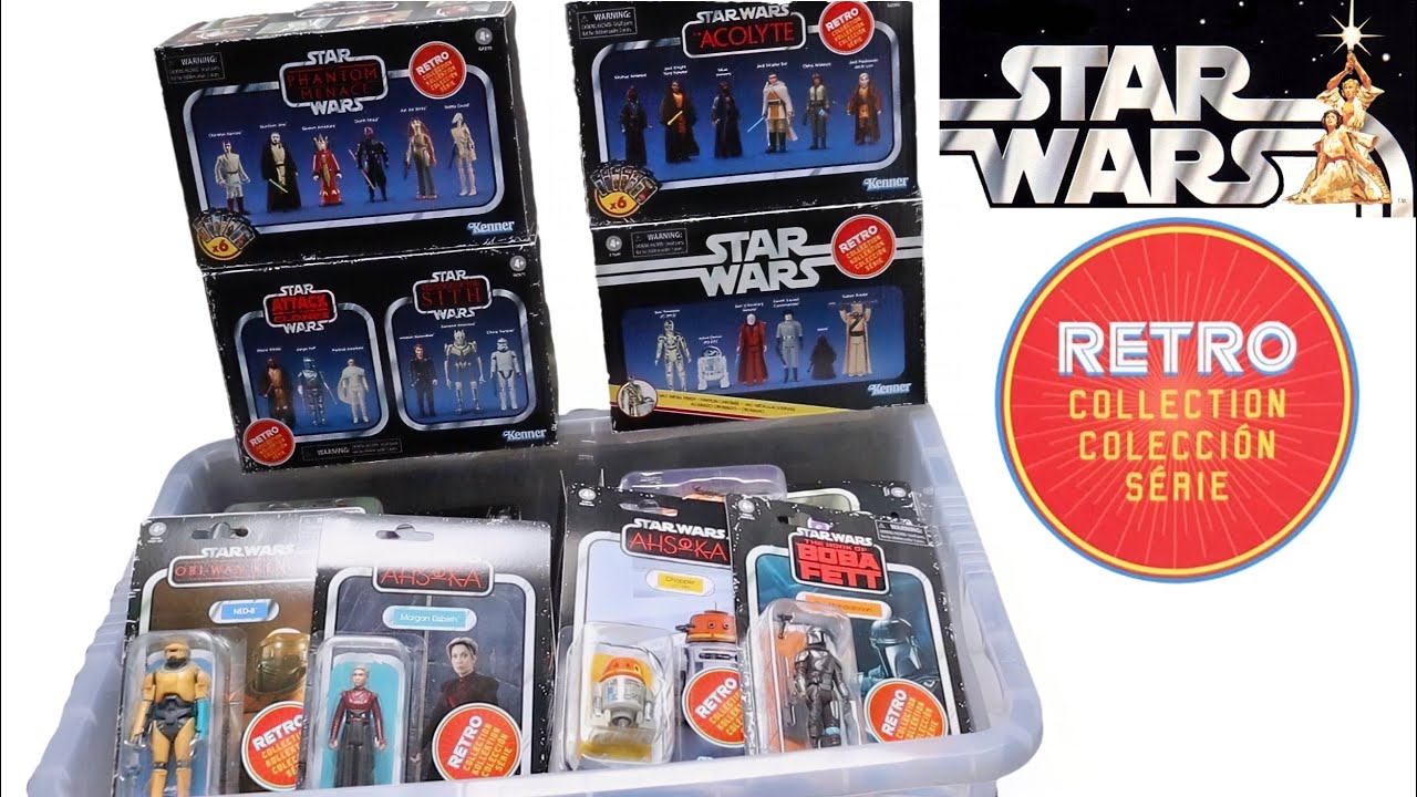 Sorting My Star Wars Retro Collection Figure Collection Into Waves + Overview Of All The Figures!
