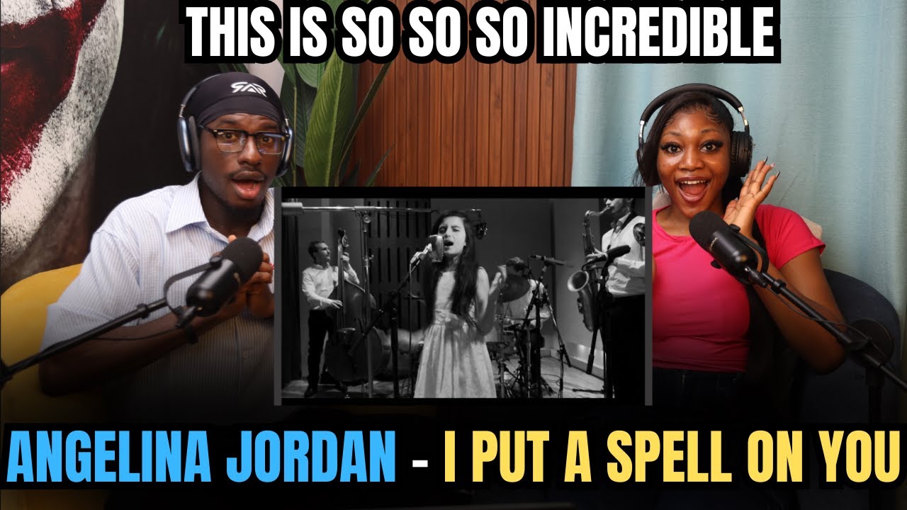 HER VOICE GAVE US CHILLS! | First Time Hearing ANGELINA JORDAN - I Put A Spell On You REACTION