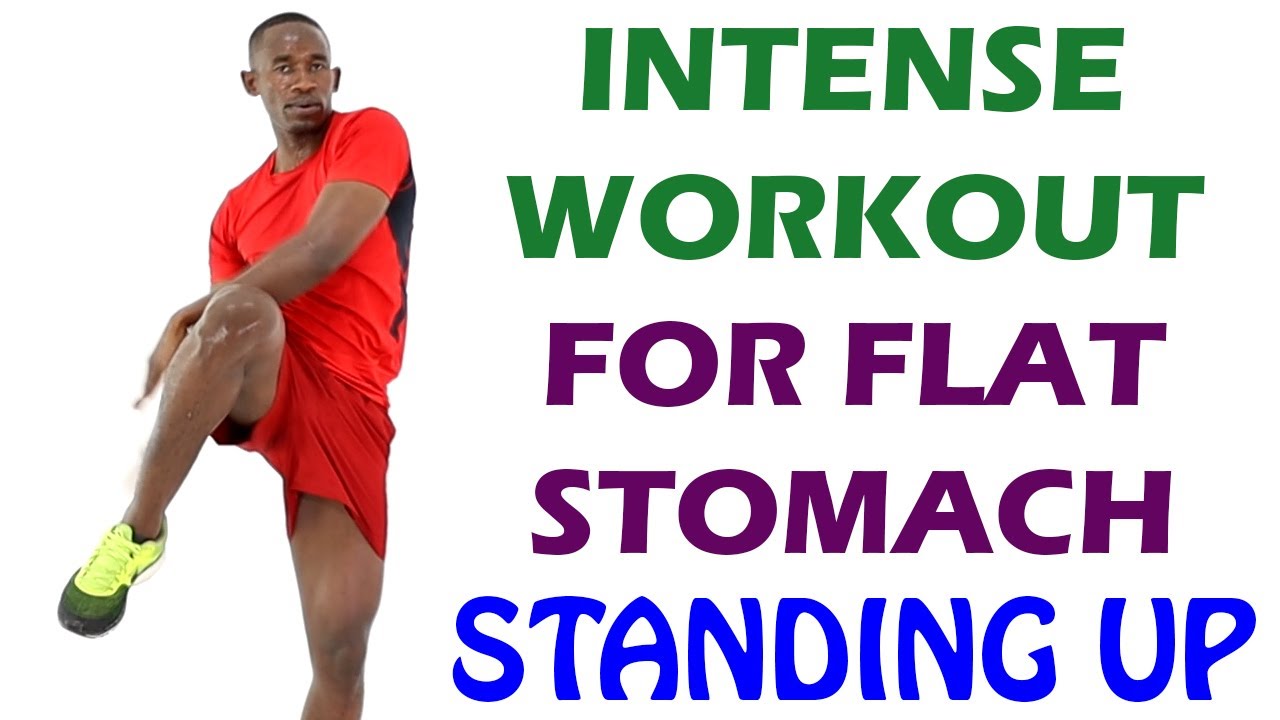 Intense Workout for Flat Stomach Standing Up/ 20 Minute Beginner Standing Abs