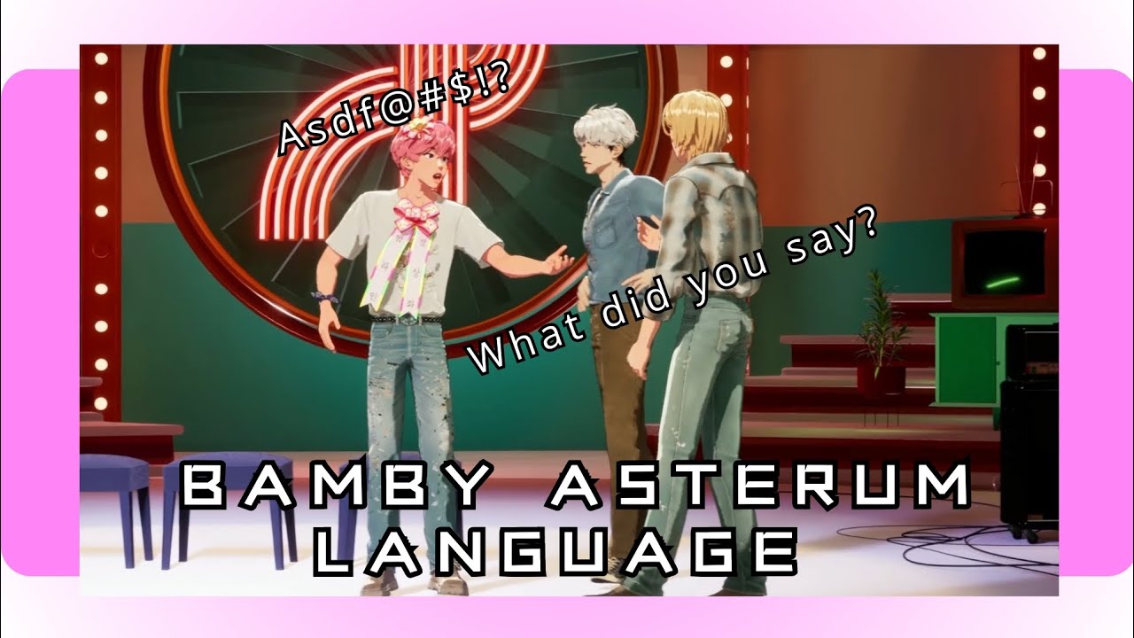 [ENG SUB] Bamby stutter in his own language
