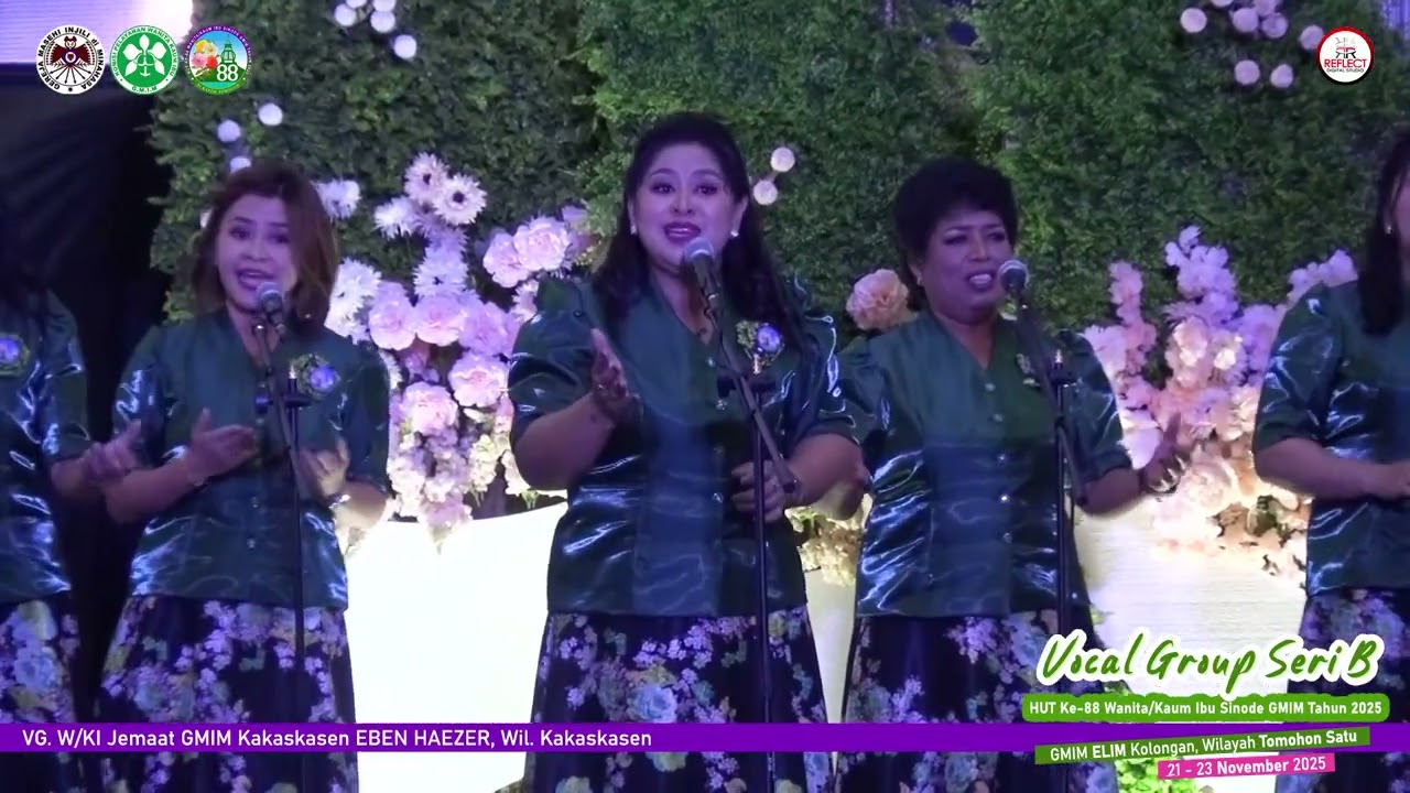 Vocal Grup WKI GMIM Kakaskasen EbenHaezer Lomba Tkt Sinode Seri B, 21 Nov 2025