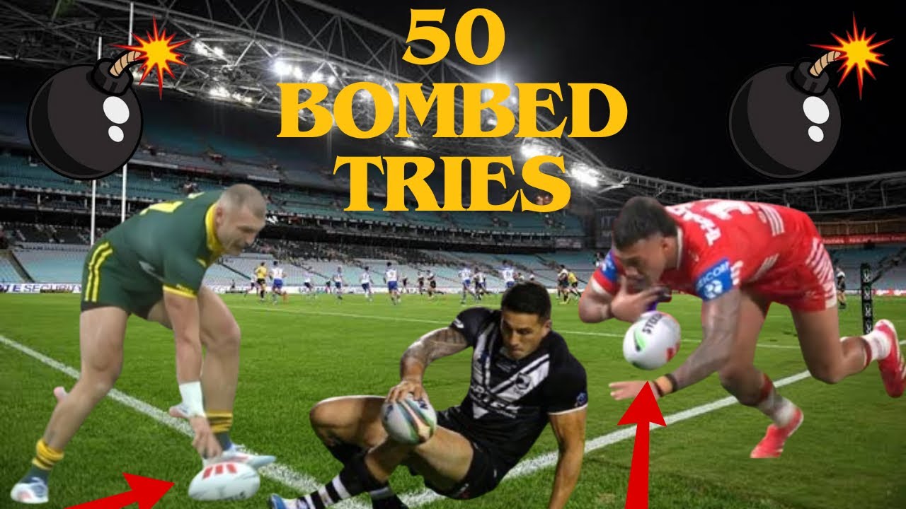 50 Worst Bombed Tries (NRL) - GGOA Clips #19