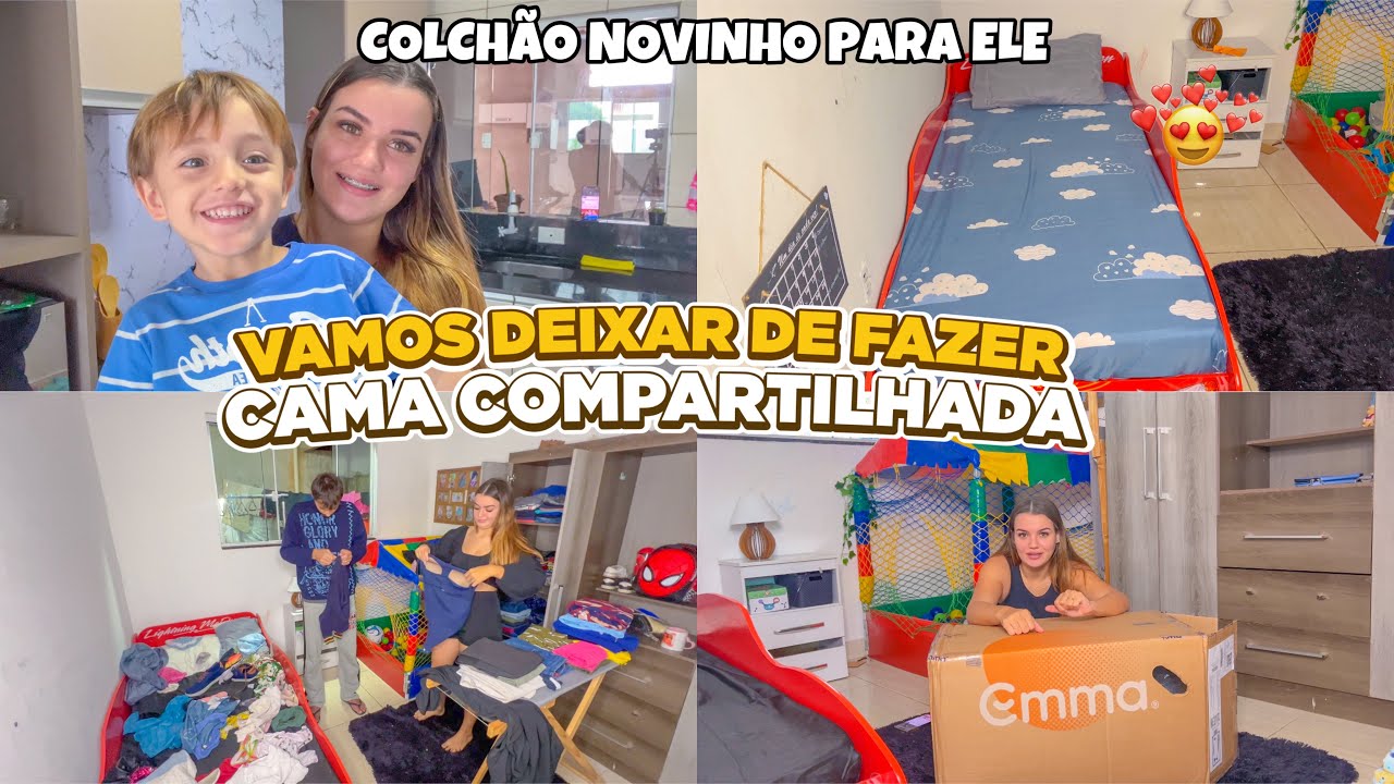 UM SONHO 😍 CHEGOU UM COLCHÃO EMMA NOVINHO PARA O NICOLAS+ ESTAMOS COM PROBLEMAS EM CASA 😰Vida real