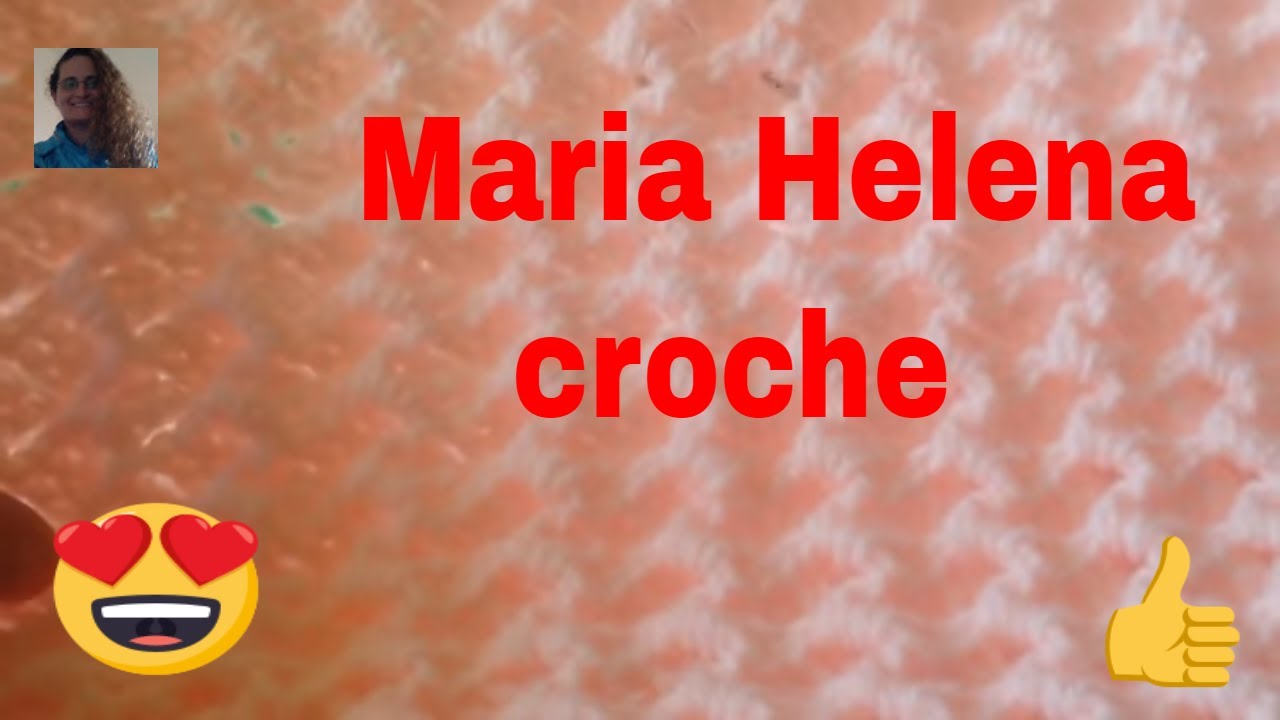 Como fazer Ponto lindo e facil para mantas  e nao so em croche,[36]com Maria helena