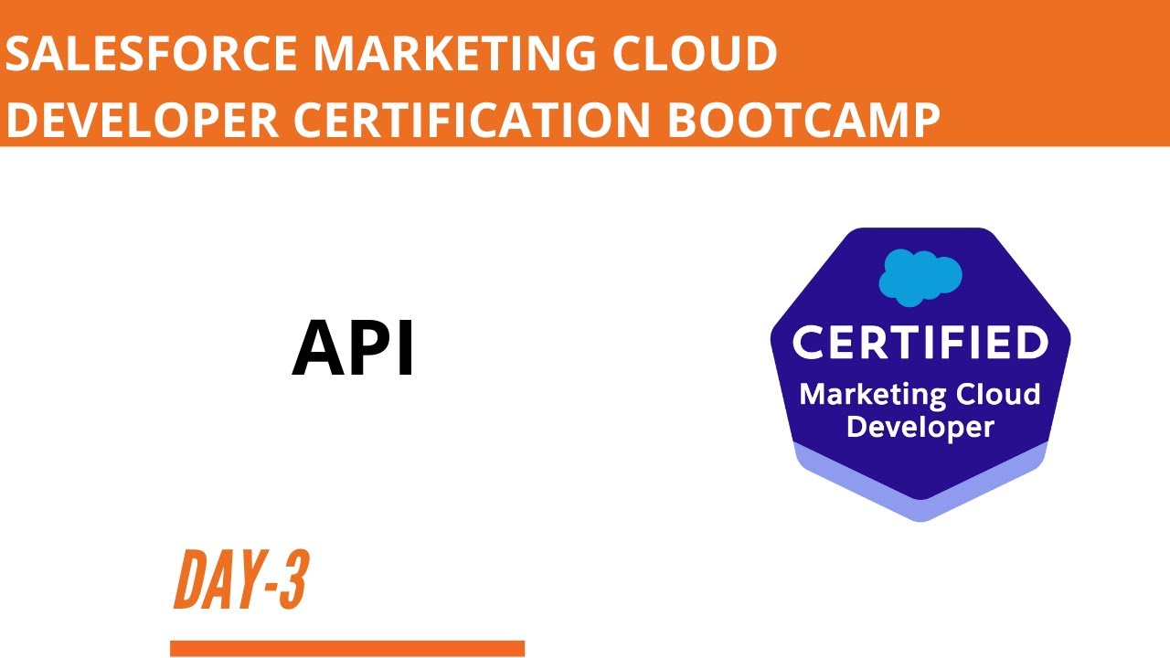 Marketing Cloud Developer Bootcamp   Day 3 APIs
