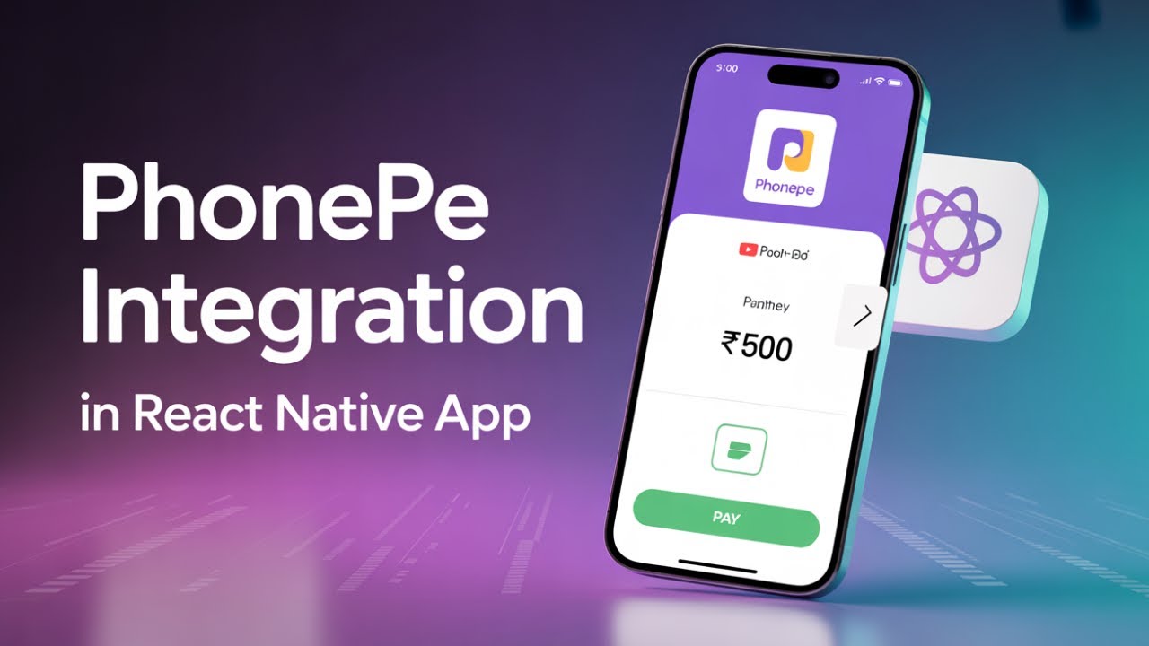🔴 Integrate PhonePe UPI Payments in React Native | Step by Step Tutorial