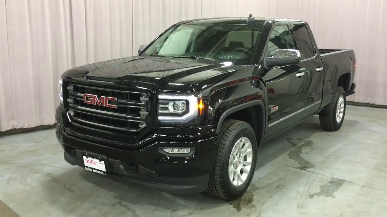 2016 GMC Sierra 1500 SLE Double Cab 4WD Black Mills Motors Buick GMC Oshawa ON Stock# 160876