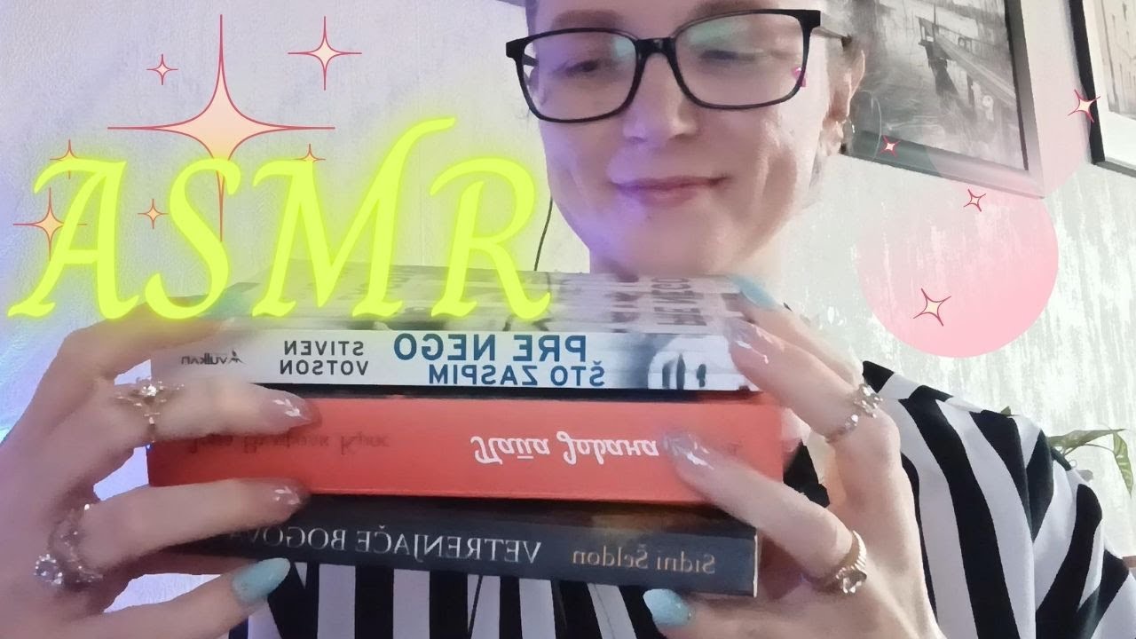 ASMR ♡ Opustajuce Tapkanje Po Knjigama i Saputanje ♡