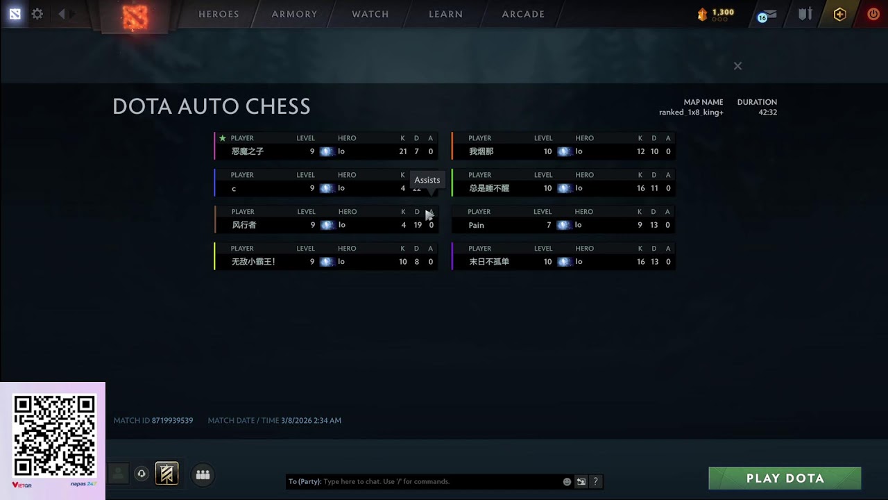 Pain Dota2 autochess