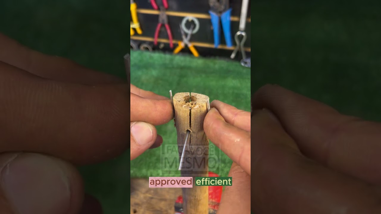 Secret technique to ensure the handle won't escape #GeorgiaWorks #SecureFix #SmartSolution
