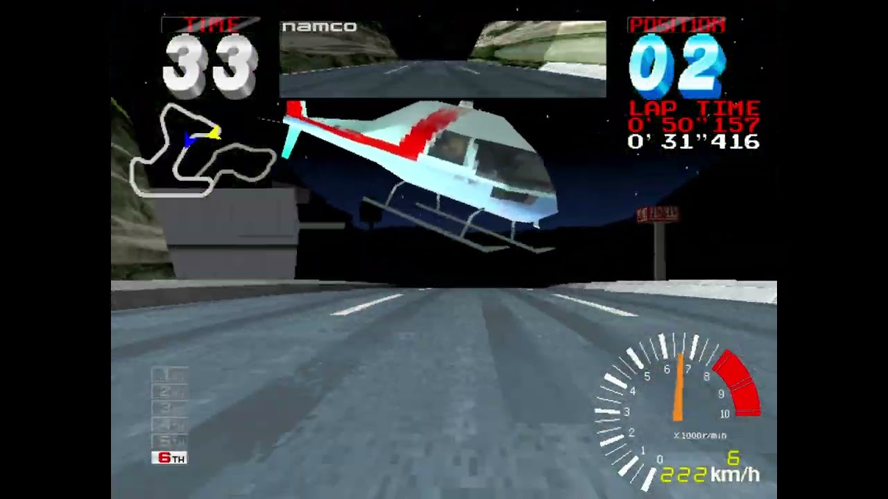 Ridge Racer 2 - Intermediate Course - No Brakes Used Win / リッジレーサー2 - 中級コース - ブレーキ使用禁止