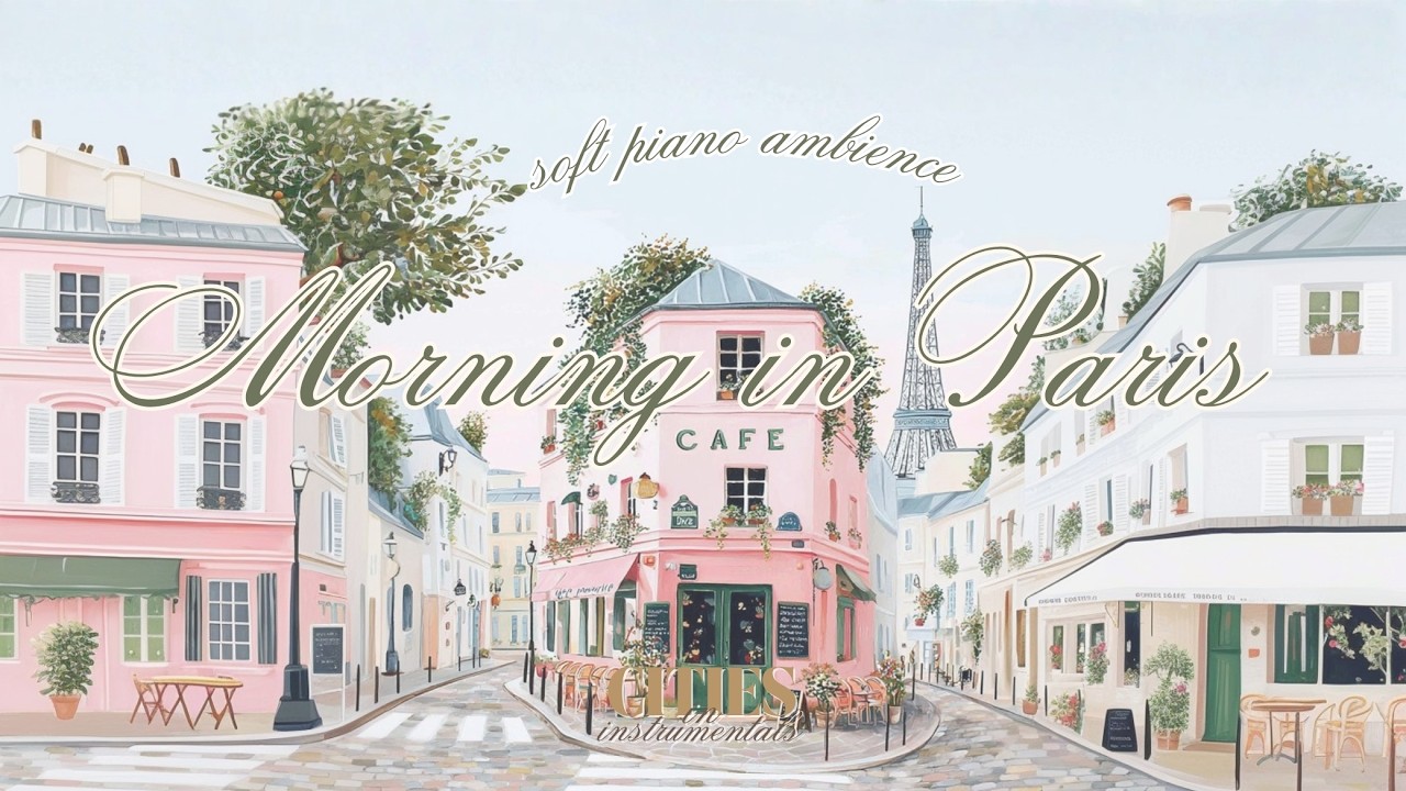 Paris Sunday Morning Ambience 🇫🇷 Relaxing French Piano Instrumental (2 Hours)