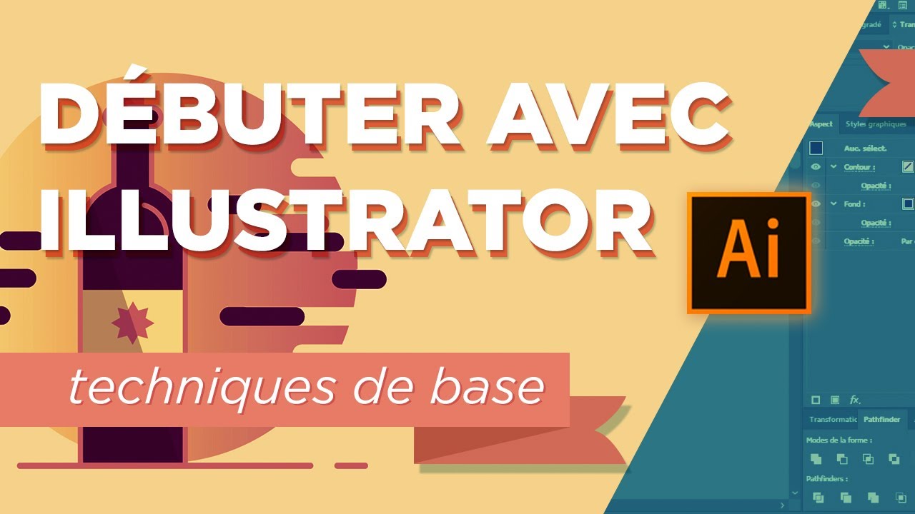 Techniques de base pour débuter avec ILLUSTRATOR CC