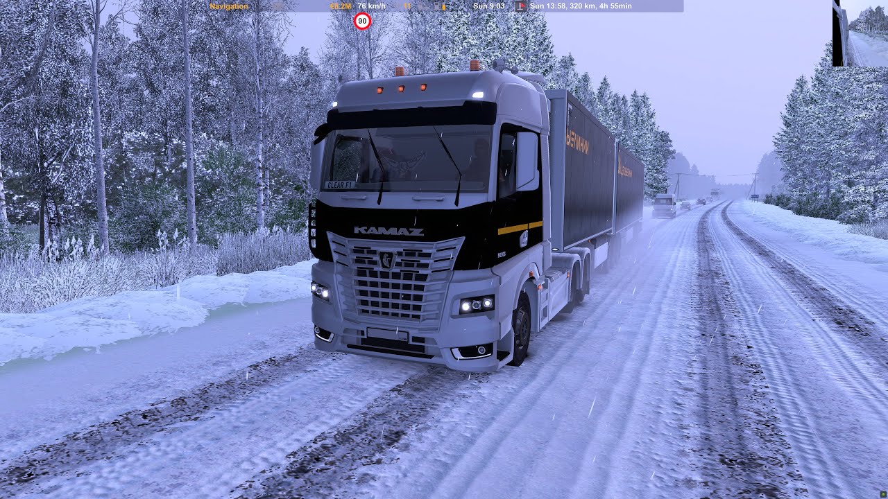 [4K] ETS2 1.49 MAP COMBO SibirMap 2.7.0 Ural Expansion | KAMAZ 54901 | Kurgan - Ekaterinburg